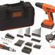 Black + Decker 20V Lithium Ion Drill/Driver Kit, $60